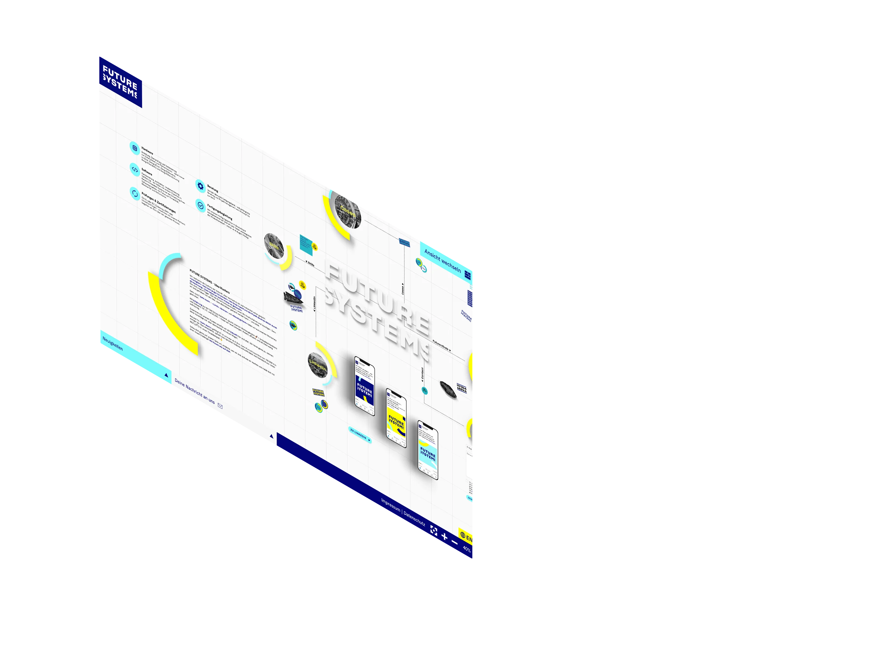 Future Systems Website Mockup